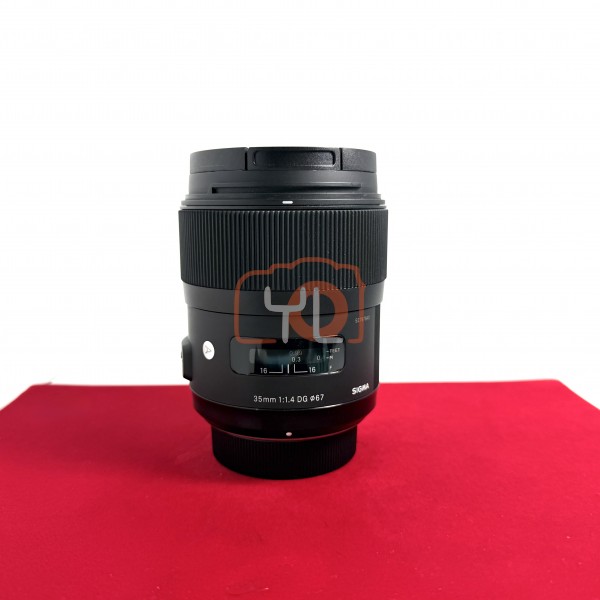 [USED-PJ33] Sigma 35mm F1.4 ART DG HSM (Nikon F), 95% Condition Like New (S/N:52797840)