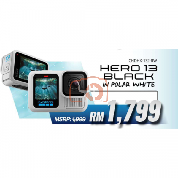 GoPro HERO13 Black in Polar White (Limited Edition) (April Promo)