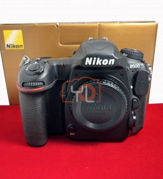 [USED-PJ33] Nikon D500 Body  (Shutter Count :177K ), 80% Like New Condition (S/N:8504325)
