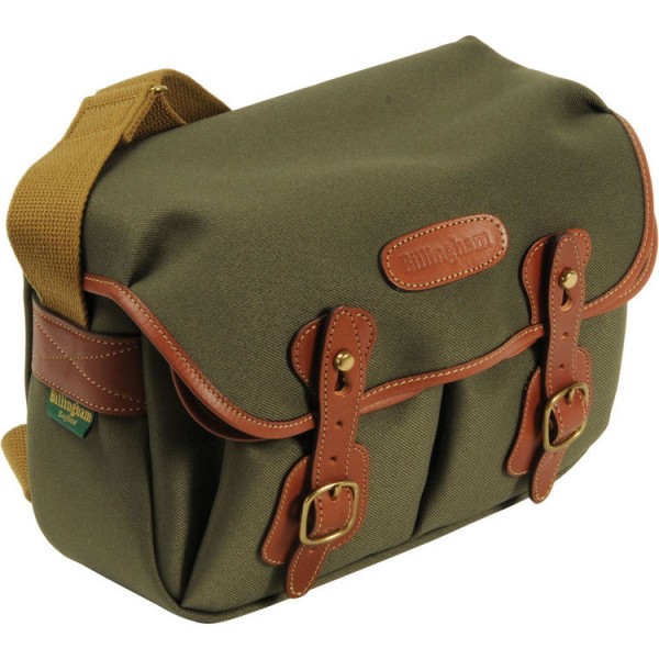 Billingham Hadley Shoulder Bag Small (Sage with Tan Leather Trim)