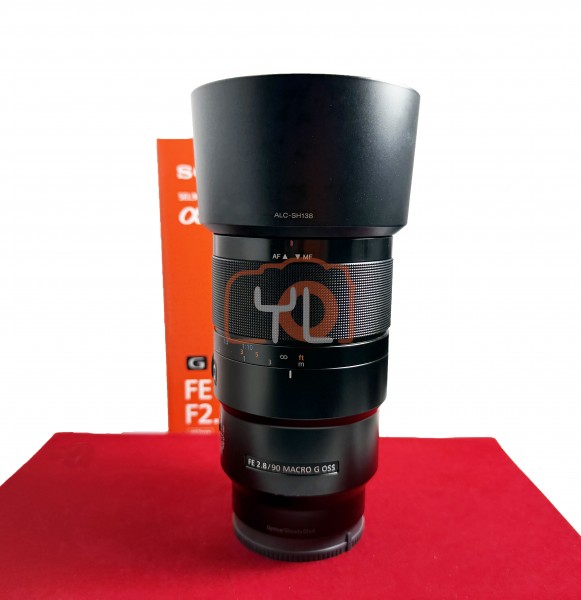 [USED-PJ33] Sony 90mm F2.8 G Macro OSS FE, 90% Condition Like New (S/N:1886082)