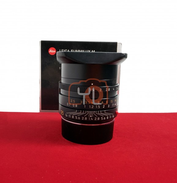 [USED-PJ33] Leica 35mm F1.4 Summilux-M ASPH FLE 11663 (Black) ,95% Like New Condition (S/N:4139981)