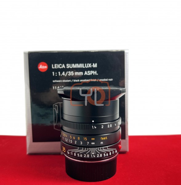 [USED-PJ33] Leica 35mm F1.4 Summilux-M ASPH FLE 11663 (Black) ,95% Like New Condition (S/N:4729069)