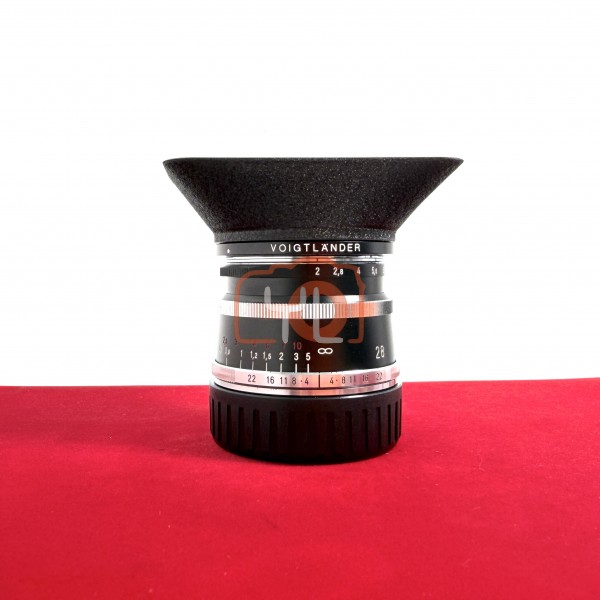 [USED-PJ33] Voigtlander 28mm F2 Type I Ultron Vintage Line ASPH VM (Leica M ), 90% Like New Condition (S/N:7130301)