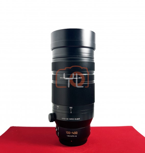 [USED-PJ33] Panasonic Leica 100-400mm F4-6.3 Lumix G DG Vario-Elmar ASPH. POWER OIS, 95% Like New Condition (S/N:XG1GC201012)