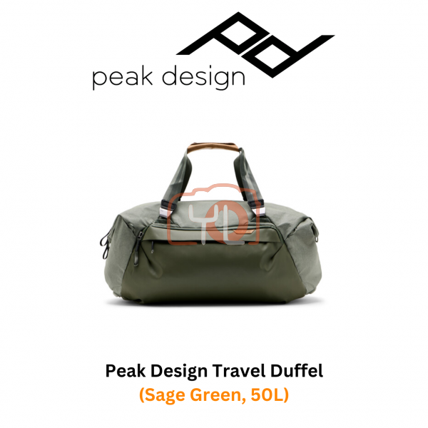 Peak Design Travel Duffel (Sage Green, 50L)