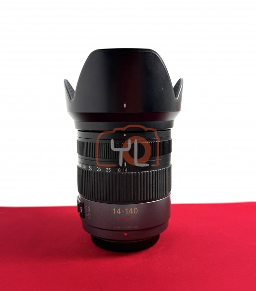 [USED-PJ33] Panasonic 14-140mm F4-5.8 Lumix G OIS ASPH , 90% Like New Condition (S/N:XT0DD003405)